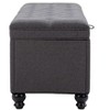 Zuo Halifax Storage Bench Gravel Gray - 2 of 4