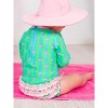 RuffleButts Baby/Toddler Girls UPF50+ Long Sleeve One Piece Rash Guard - 4 of 4