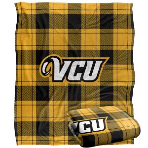 Virginia Commonwealth University Campus Plaid Spirit Silky Touch Super Soft Throw Blanket 50x60 - 1 of 4