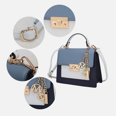 MKF Collection Quinzel Vegan Leather Women’s Shoulder Bag by Mia K- Navy — фото 4