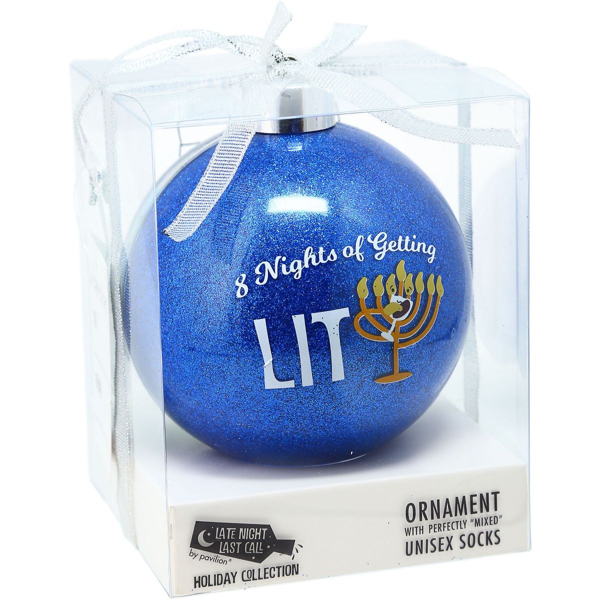 Pavilion Gift Company - 8 Nights - 4" Ornament  with Holiday Socks - Tree Ornaments - thumbnail 7