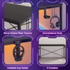 Bestier 61 Inch Retangular Gaming Desk with Shelves，Black - 4 of 4