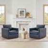Spruce&Spring Modern Swivel Accent Arm Chair - 2 of 4