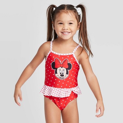 girls minnie mouse bathing suit