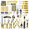 Itopfox 390-Piece Hand Tool Kit for Home Maintenance General Repairs & DIY Projects, Includes Screwdrivers, Pliers, Hammer & More in Durable Tool Bag - 2 of 4