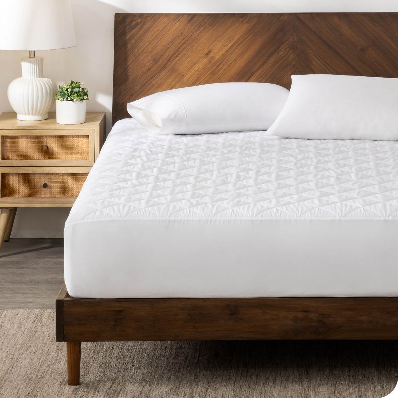 Waterproof Quilted Mattress Pad by Bare Home, 5 of 7