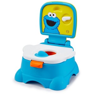 Sesame Street 3-in-1 Potty Chair, Step Stool and Toilet Training Seat - 1 of 4