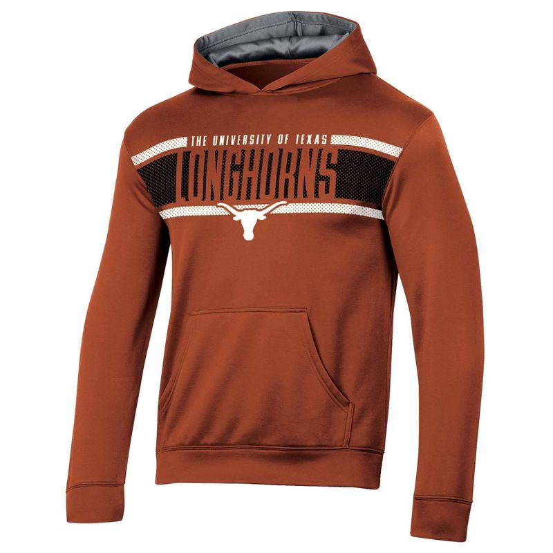 NCAA Texas Longhorns Boys&#39; Poly Hooded Sweatshirt, 1 of 4