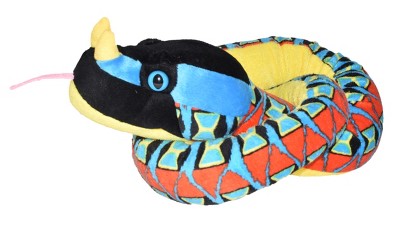 Wild Republic Plush Snake Rhino Viper Stuffed Animal, 54 Inches : Target