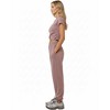Woman 2-Piece Sleeveless High Rise Pants Set – Solid Viscose Stretch Cherie Code - 4 of 4