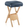 Saloniture Wood Folding Massage Stool with Carrying Case - 2 of 4