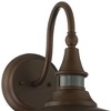 John Timberland Gough Rustic Farmhouse Outdoor Barn Light Fixture Bronze Dusk to Dawn Motion Sensor Dark Sky 12 1/2" for Post Exterior Deck House Yard - 3 of 4