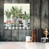 Courtside Market Christmas Gingham II 16x16 Gallery-Wrapped Canvas - 2 of 4