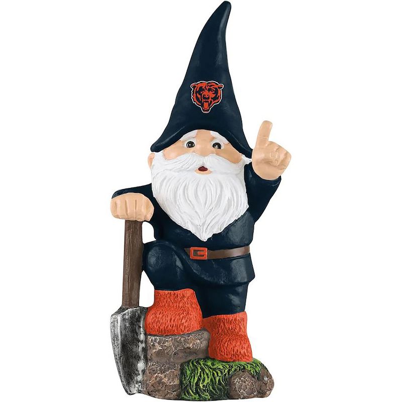 Forever Collectibles Chicago Bears NFL 10.5 Inch Shovel Time Garden Gnome, 1 of 2