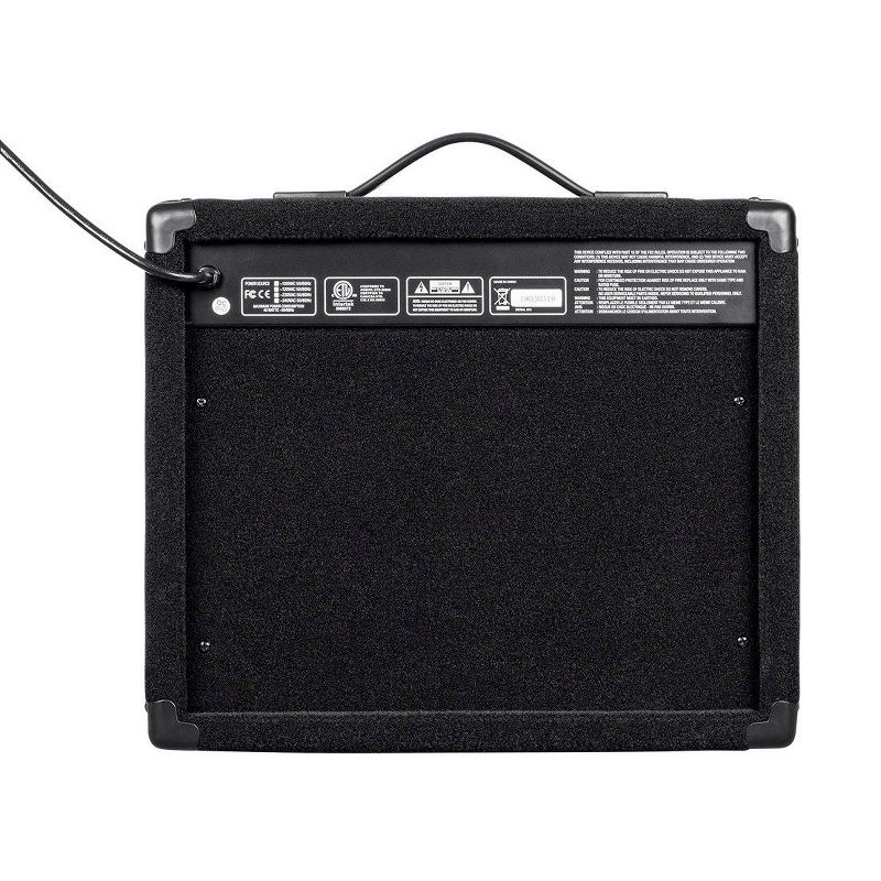 Monoprice 20-Watt 1x8 Practice Combo Bass Amplifier witth 3-band EQ and Headphone Output, 4 of 7