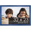 PosterPalooza | Classic Modern Blue Picture Frame - UV Acrylic, Backing Board, Hanging Hardware Included - 2 of 4