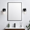 Elegant Lighting Harris 1 light Black and Clear Bath Sconce - 3 of 3