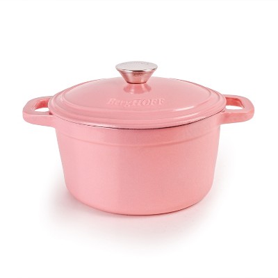 Berghoff Neo 4pc Cast Iron Cookware Set, 5qt. & 8qt. Oval Dutch Ovens,  Matching Lids, Pink : Target