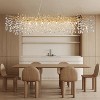 70.8 in Modern Square / Rectangle Crystal Chandeliers for Dining Room, Kitchen Island - 2 of 4