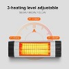 Electric Patio Heater Wall Mounted With Timer & Remote Control - 2 of 4