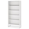 Resenkos Bookshelf, Bookcase Standing Shelf Unts,70.8" Bookcase, Large Bookshelf Organizer with 5-Tier Storage Shelves,White - 3 of 3
