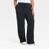 Women's Airy Sleek Ribbed Wide Leg Sweatpants - All In Motion™ - 4 of 4