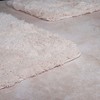 Hastings Home 3 Piece Super Plush Non-Slip Bath Mat Rug Set - Ivory - 3 of 4