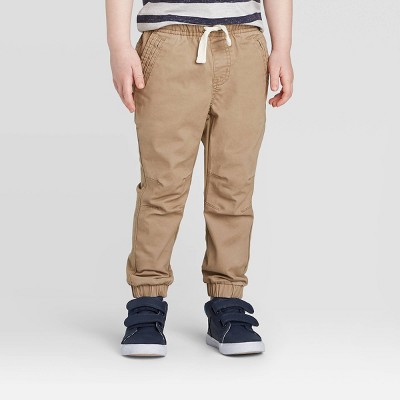 skinny khaki jogger pants