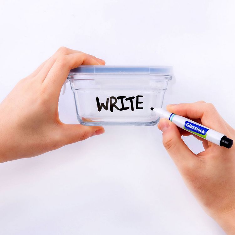 Glasslock Oven Microwave Safe Glass Food Storage Containers Set w/ Lids, 5 of 6