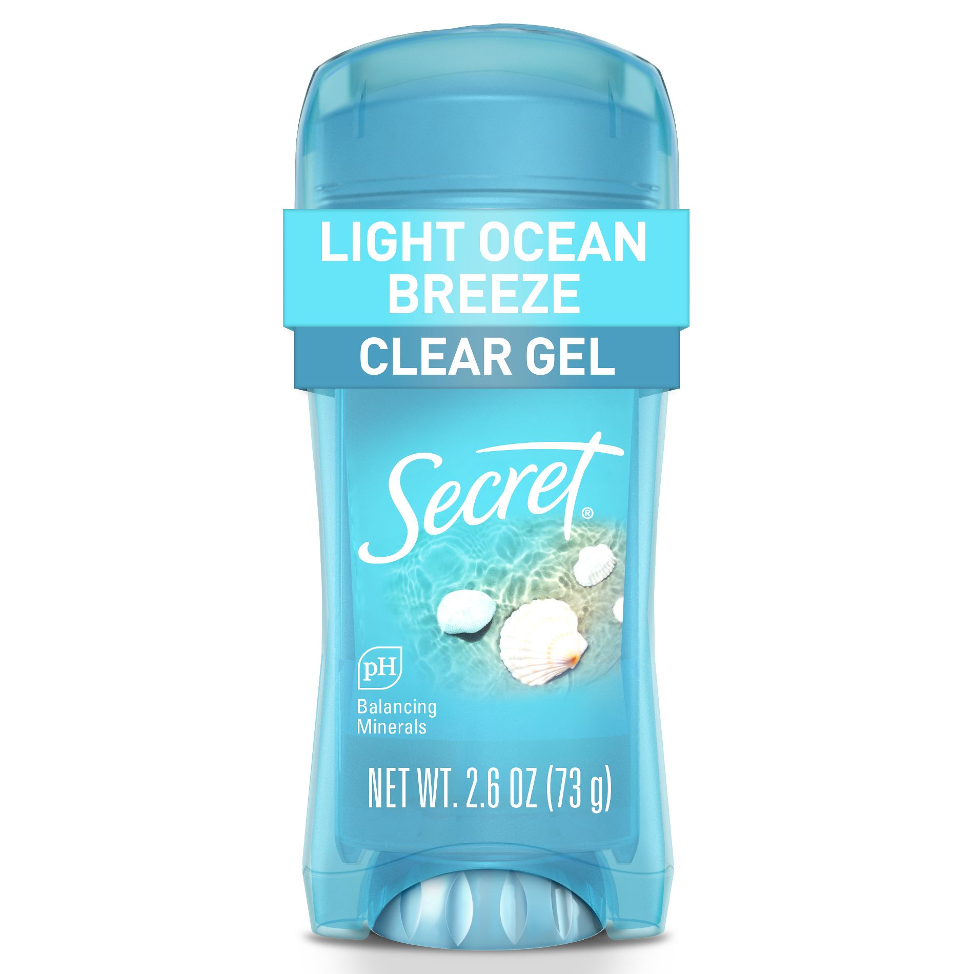 Secret Fresh Clear Gel Antiperspirant & Deodorant - Chill Ocean - 2.6oz