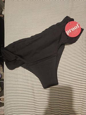 Unders By Proof Period Underwear Briefs - Regular Absorbency - Black - Xs/s  : Target