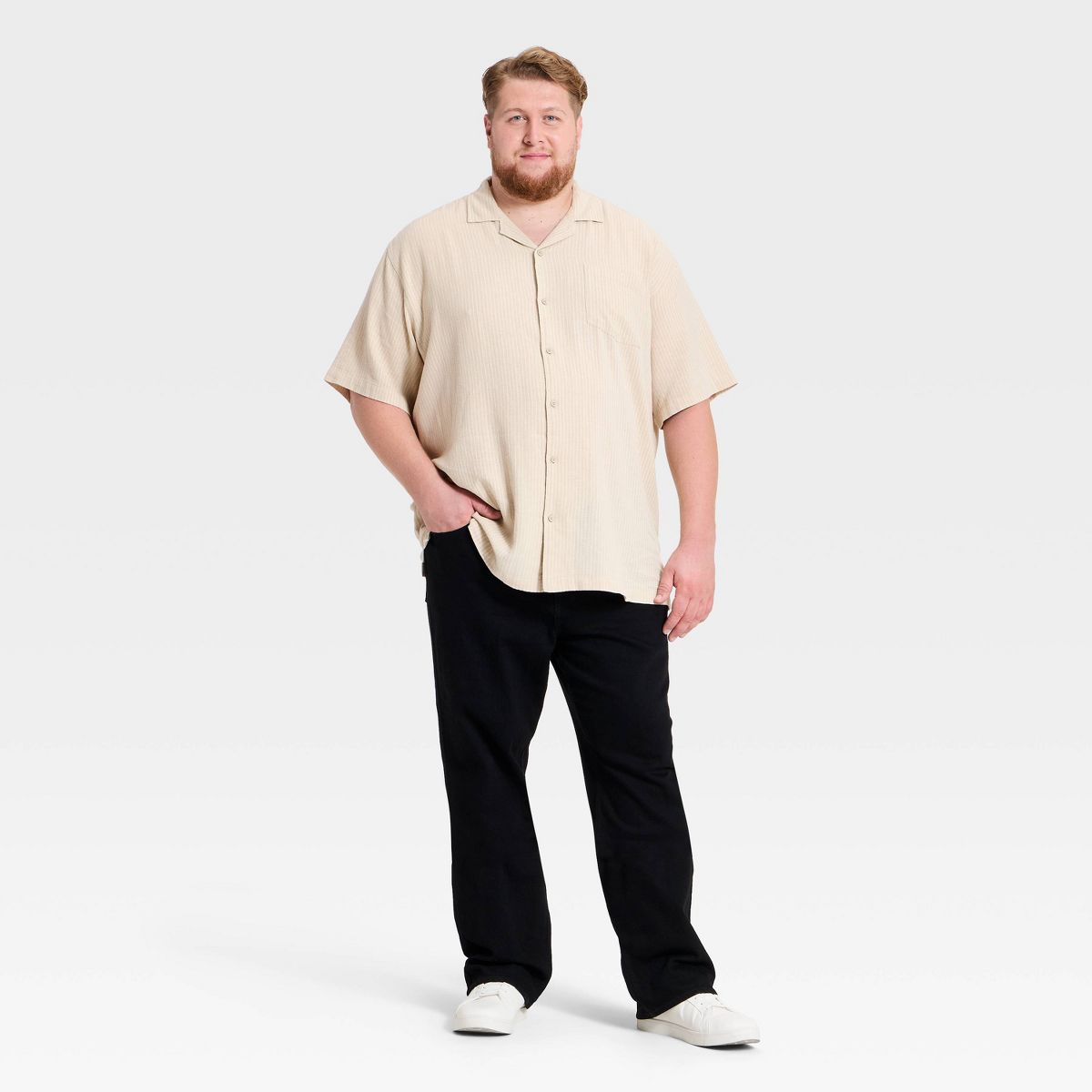 Men's Short Sleeve Novelty Camp Shirt - Goodfellow & Co™ - thumbnail 3