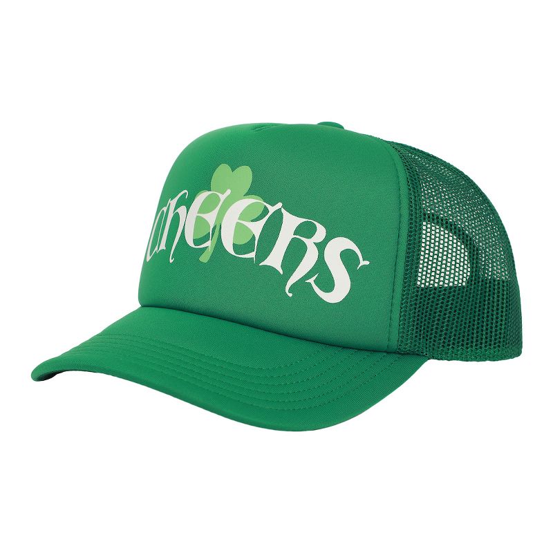 St. Patrick’s Day Cheers Green Trucker Hat, 2 of 7