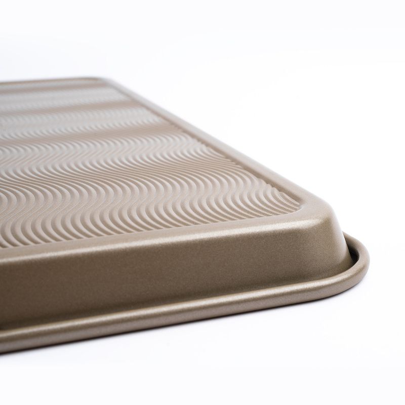 Cuisipro 13.5 x 9.5 x 1-Inch Rectangular Steel Nonstick Baking Sheet Pan, 4 of 6