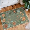 Lahome Machine Washable Back to College Series Floral Plant Floor Mat-Natural Bio-Printed Soft Rug for Living Room, School, Bedroom, or Entryway - 2 of 4
