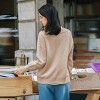 Women's Cozy Knit Relaxed V-Neck Pullover Sweater - Cupshe - 4 of 4