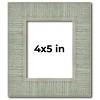 PosterPalooza | Photo Size Sculpted Blue Picture Frame - UV Acrylic, Foam Board Backing, Hanging Hardware - 2 of 4