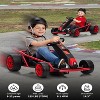 24V Go Kart for Kids 8-13, 8.1MPH High Speed with Dual 300W Motors for Drifting,9Ah Battery, 155lbs Max Load, with Music - 2 of 4