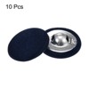 Unique Bargains Blouses Sweater Round Aluminum Cotton Fabric Cloth Covered Buttons 10 Pcs - 3 of 4