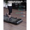 Folding Treadmill ¨C Portable Black Exercise Machine with Display & Pulse Detection for Home/Office/Apartment - 4 of 4
