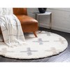Unique Loom    Hygge Shag Positive Area Rug - 3 of 4