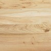Royal Hampton Coffee Table Handcrafted Natural Acacia Wood Rectangular Curved Waterfall Top, 36 Inch - 4 of 4