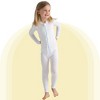 AD Rescue Wear Eczema Clothing for Toddlers - White Long Sleeve Bodysuit for Young Kids - Itch Relief, Ultra-Soft (6-7 Years) - 2 of 4