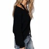 Women's Lola Front & Top Cutout Knit Sweater - POL - 2 of 4