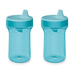 NUK Everlast Hard Spout Cup - Teal Blue - 10oz/2pk - 1 of 4