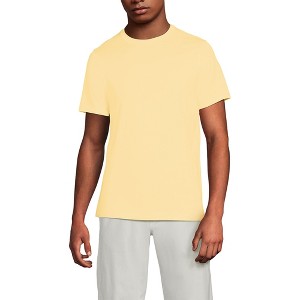 Lands' End Men's Short Sleeve Cotton Supima Tee - 1 of 3