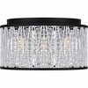 Quoizel Lighting Celeste 5 - Light Flush Mount in  Matte Black - 4 of 4