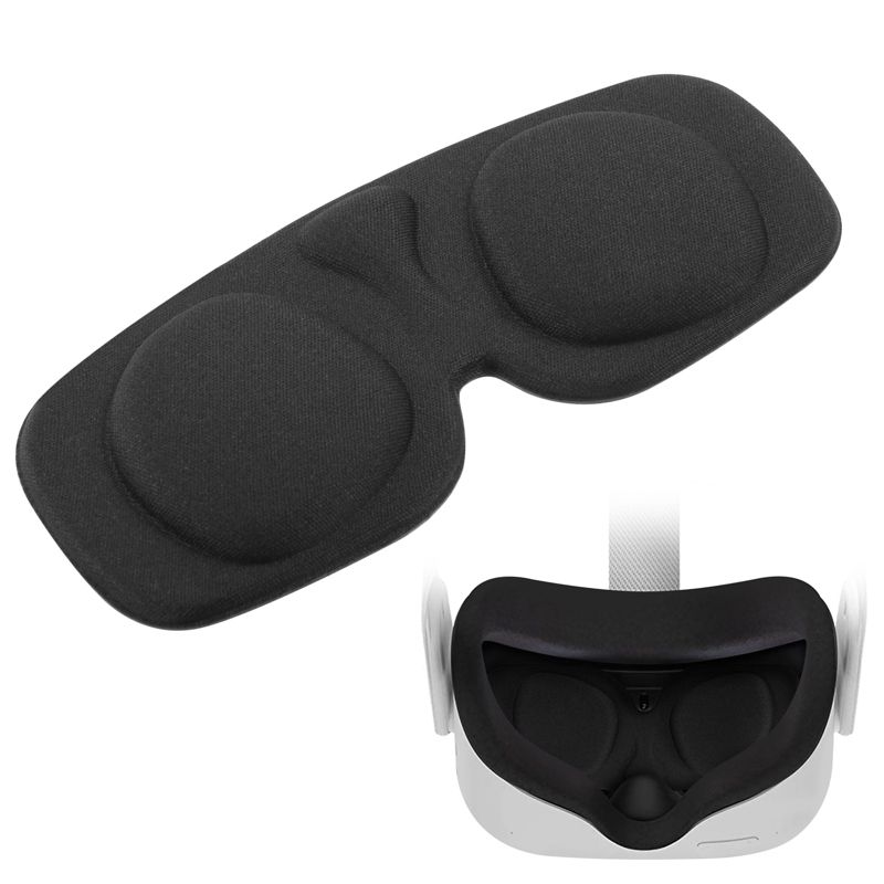 Insten 1 Pack Lens Protector Cover for Oculus Quest 2, Protective, Anti-Dust & Anti-Scratch VR Pad, Black, 1 of 10