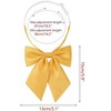 INSPIRE CHIC Women's Metallic Shiny Pre-tied Adjustable Strap Bow Ties - 2 of 4