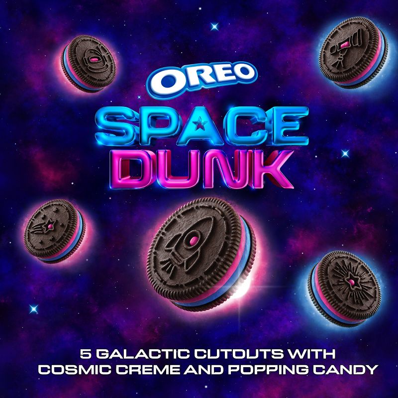 Oreo Space Dunk Cosmic Cr&#232;me Cookies - 2.04oz, 3 of 15